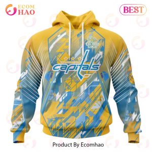 NHL Washington Capitals Specialized Design Fearless Against Childhood 3D Hoodie