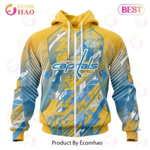 NHL Washington Capitals Specialized Design Fearless Against Childhood 3D Hoodie