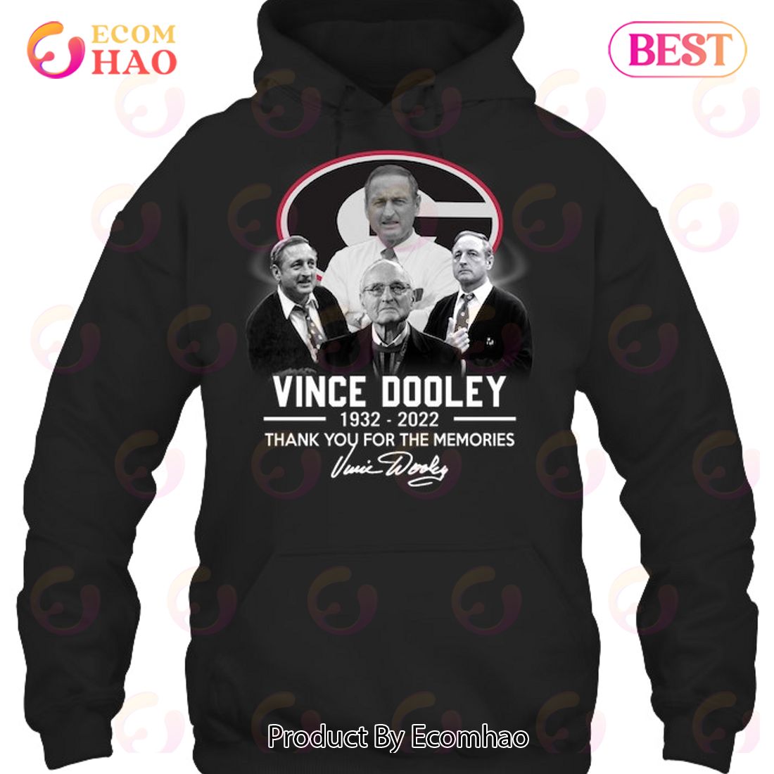 Vince Dooley 1932 – 2022 Thank You For The Memories T-Shirt