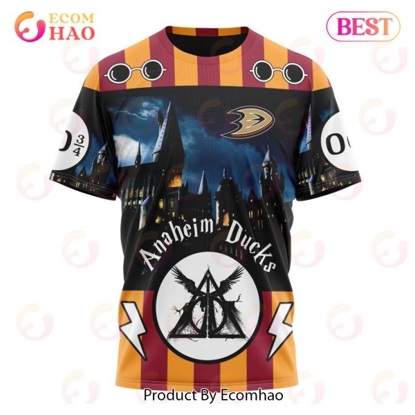NHL Anaheim Ducks Special Design With Harry Potter Theme 3D Hoodie