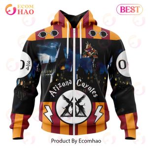 NHL Arizona Coyotes Special Design With Harry Potter Theme 3D Hoodie