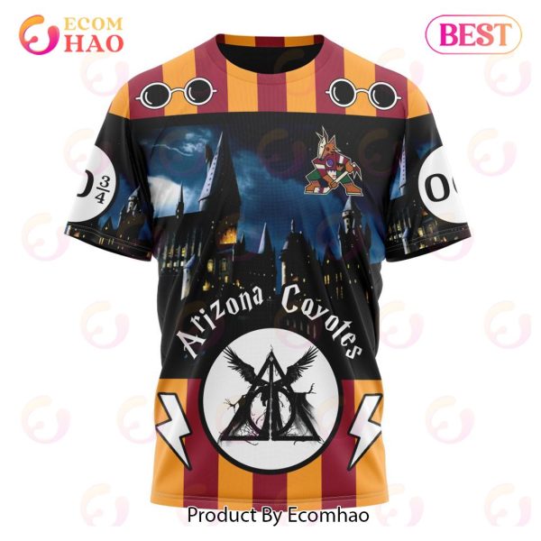 NHL Arizona Coyotes Special Design With Harry Potter Theme 3D Hoodie
