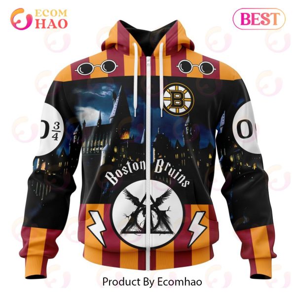 NHL Boston Bruins Special Design With Harry Potter Theme 3D Hoodie