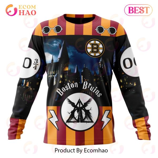 NHL Boston Bruins Special Design With Harry Potter Theme 3D Hoodie