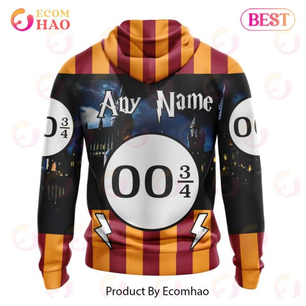 NHL Columbus Blue Jackets Special Design With Harry Potter Theme 3D Hoodie