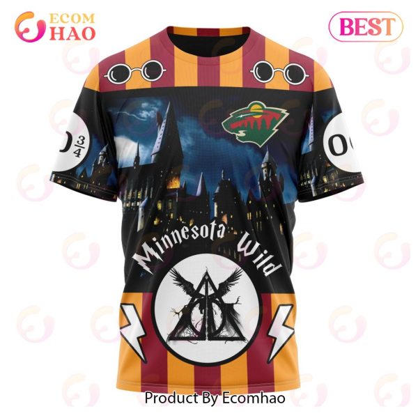 NHL Minnesota Wild Special Design With Harry Potter Theme 3D Hoodie