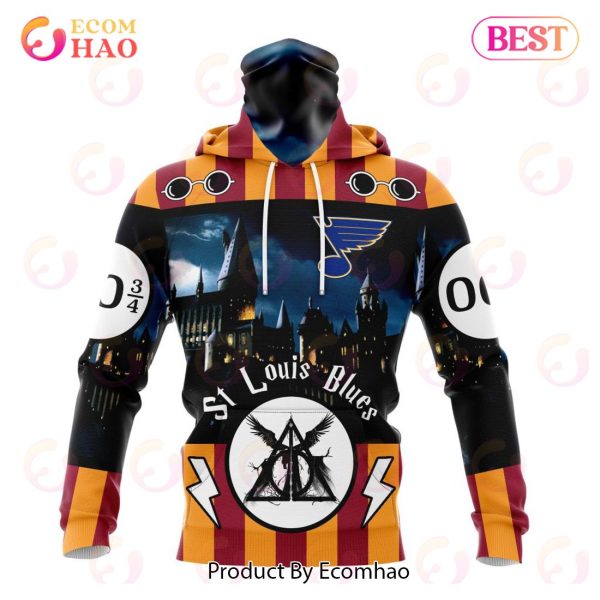 NHL St Louis Blues Special Design With Harry Potter Theme 3D Hoodie