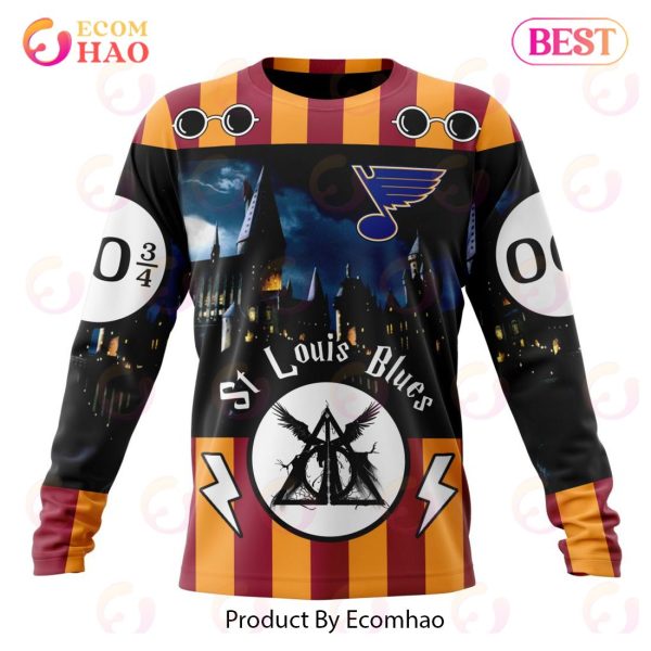 NHL St Louis Blues Special Design With Harry Potter Theme 3D Hoodie