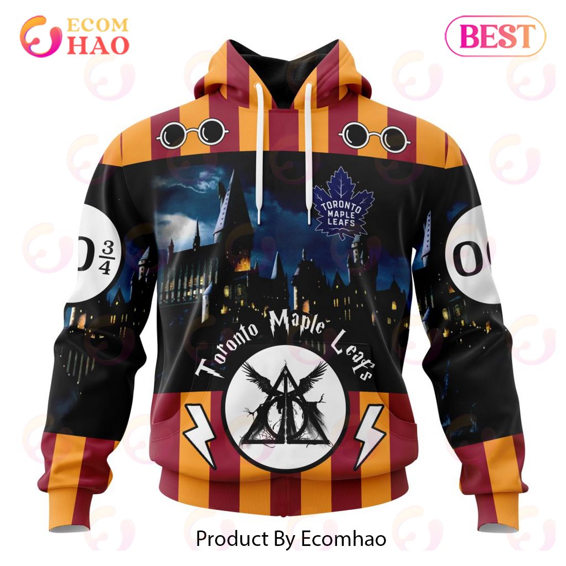 NHL Toronto Maple Leafs Special Design With Harry Potter Theme 3D Hoodie