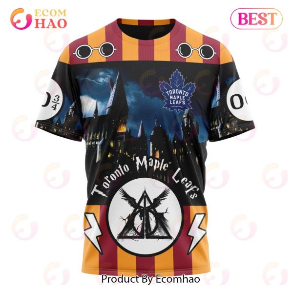 NHL Toronto Maple Leafs Special Design With Harry Potter Theme 3D Hoodie