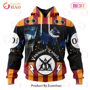 NHL Vancouver Canucks Special Design With Harry Potter Theme 3D Hoodie