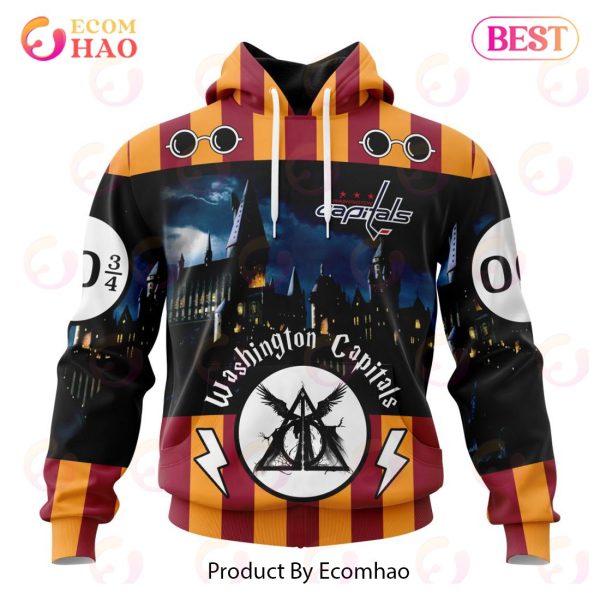 NHL Washington Capitals Special Design With Harry Potter Theme 3D Hoodie