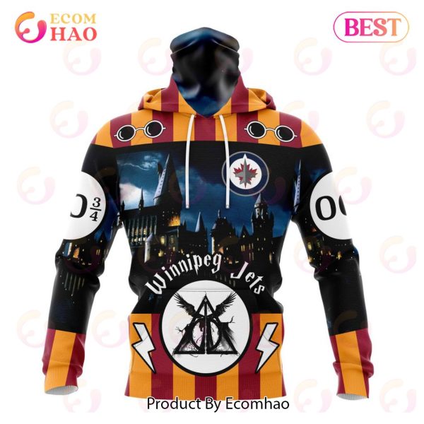 NHL Winnipeg Jets Special Design With Harry Potter Theme 3D Hoodie