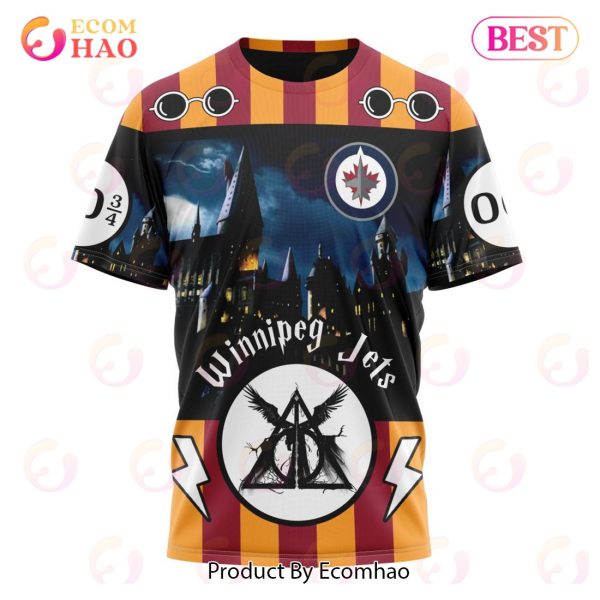 NHL Winnipeg Jets Special Design With Harry Potter Theme 3D Hoodie