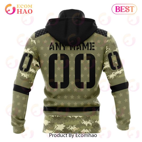 NHL Anaheim Ducks Special Camo Military Appreciation 3D Hoodie