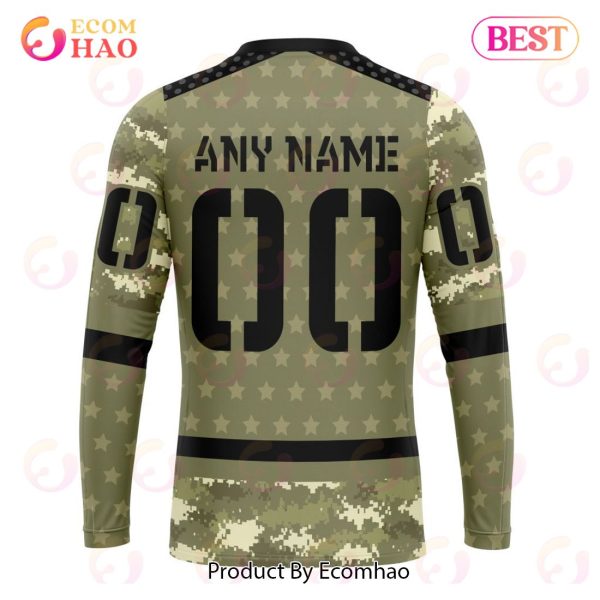 NHL Anaheim Ducks Special Camo Military Appreciation 3D Hoodie
