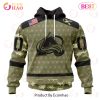 NHL Columbus Blue Jackets Special Camo Military Appreciation 3D Hoodie