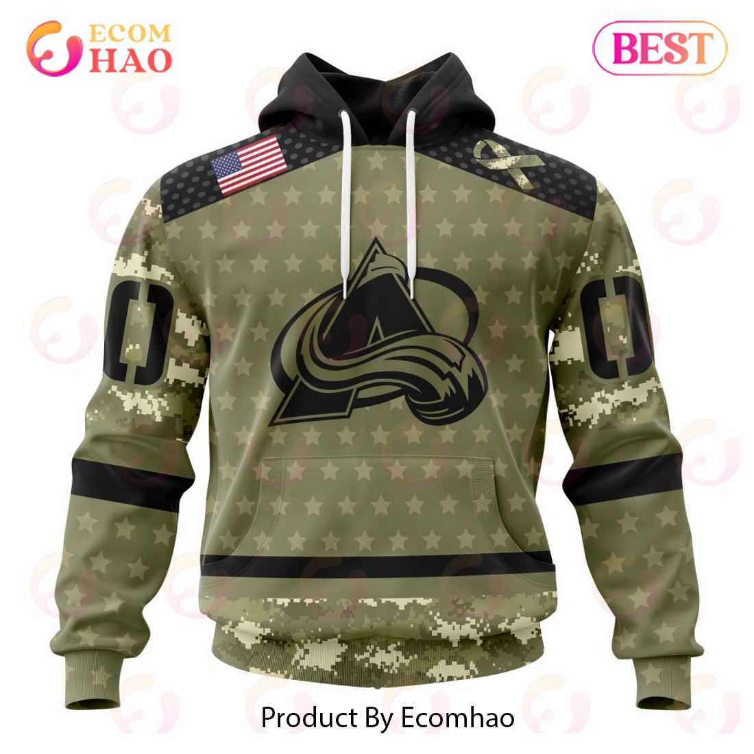 NHL Chicago Blackhawks Special Camo Military Appreciation 3D Hoodie