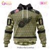 NHL Edmonton Oilers Special Camo Military Appreciation 3D Hoodie