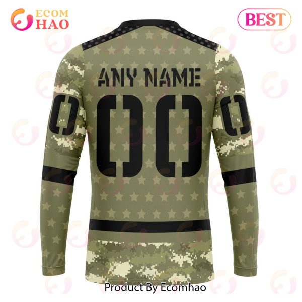 NHL Florida Panthers Special Camo Military Appreciation 3D Hoodie
