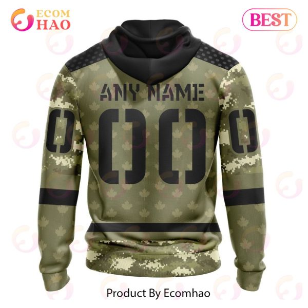 NHL Toronto Maple Leafs Special Camo Military Appreciation 3D Hoodie