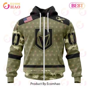 NHL Vegas Golden Knights Special Camo Military Appreciation 3D Hoodie