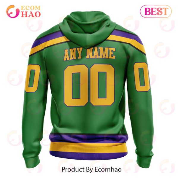 NHL Carolina Hurricanes Specialized Design X The Mighty Ducks 3D Hoodie