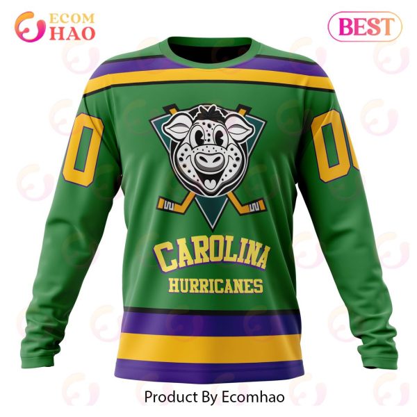 NHL Carolina Hurricanes Specialized Design X The Mighty Ducks 3D Hoodie