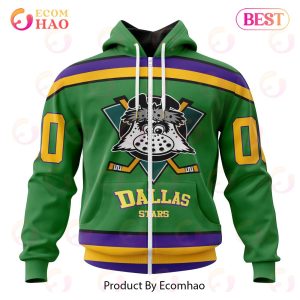 NHL Dallas Stars Specialized Design X The Mighty Ducks 3D Hoodie