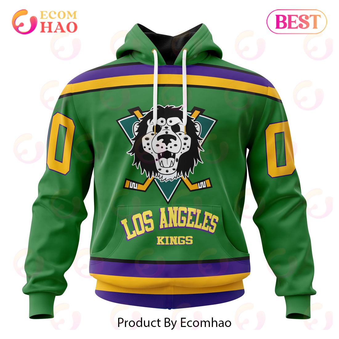 NHL Los Angeles Kings Specialized Design X The Mighty Ducks 3D Hoodie