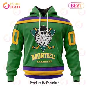 NHL Montreal Canadiens Specialized Design X The Mighty Ducks 3D Hoodie