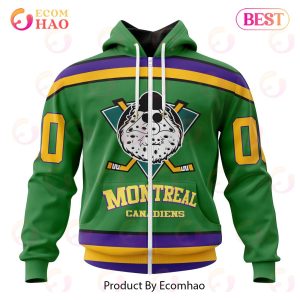 NHL Montreal Canadiens Specialized Design X The Mighty Ducks 3D Hoodie
