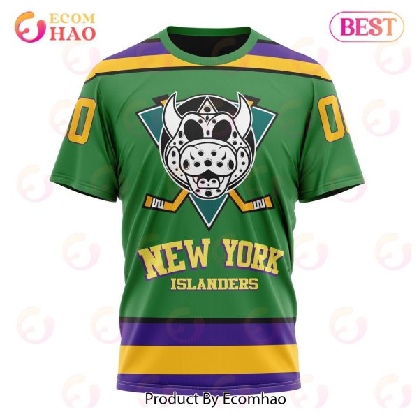 NHL New York Islanders Specialized Design X The Mighty Ducks 3D Hoodie