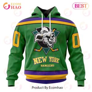 NHL New York Rangers Specialized Design X The Mighty Ducks 3D Hoodie