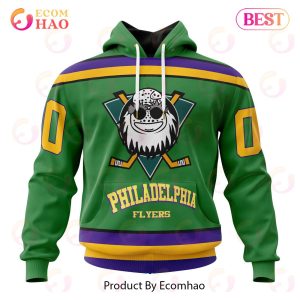 NHL Philadelphia Flyers Specialized Design X The Mighty Ducks 3D Hoodie