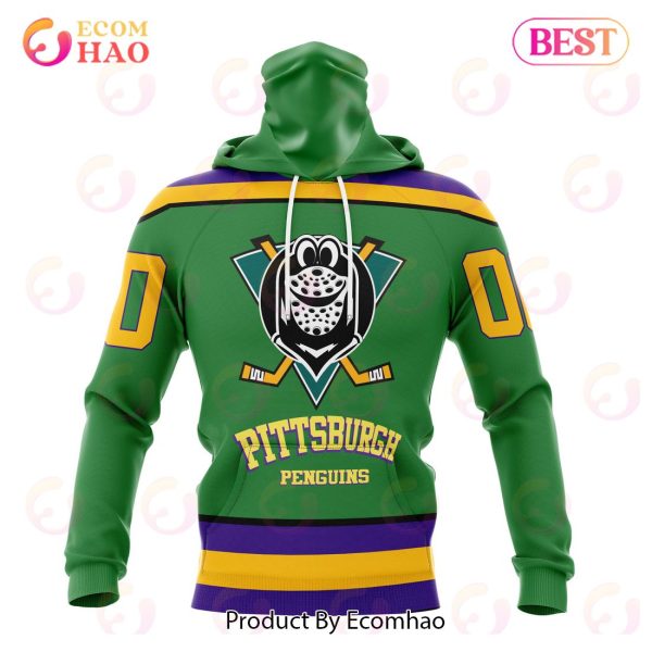 NHL Pittsburgh Penguins Specialized Design X The Mighty Ducks 3D Hoodie