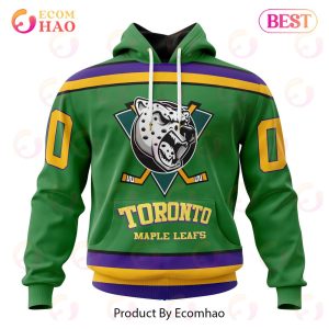 NHL Toronto Maple Leafs Specialized Design X The Mighty Ducks 3D Hoodie