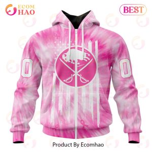NHL Buffalo Sabres Special Pink Tie-Dye Breast Cancer 3D Hoodie