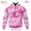 NHL Carolina Hurricanes Special Pink Tie-Dye Breast Cancer 3D Hoodie