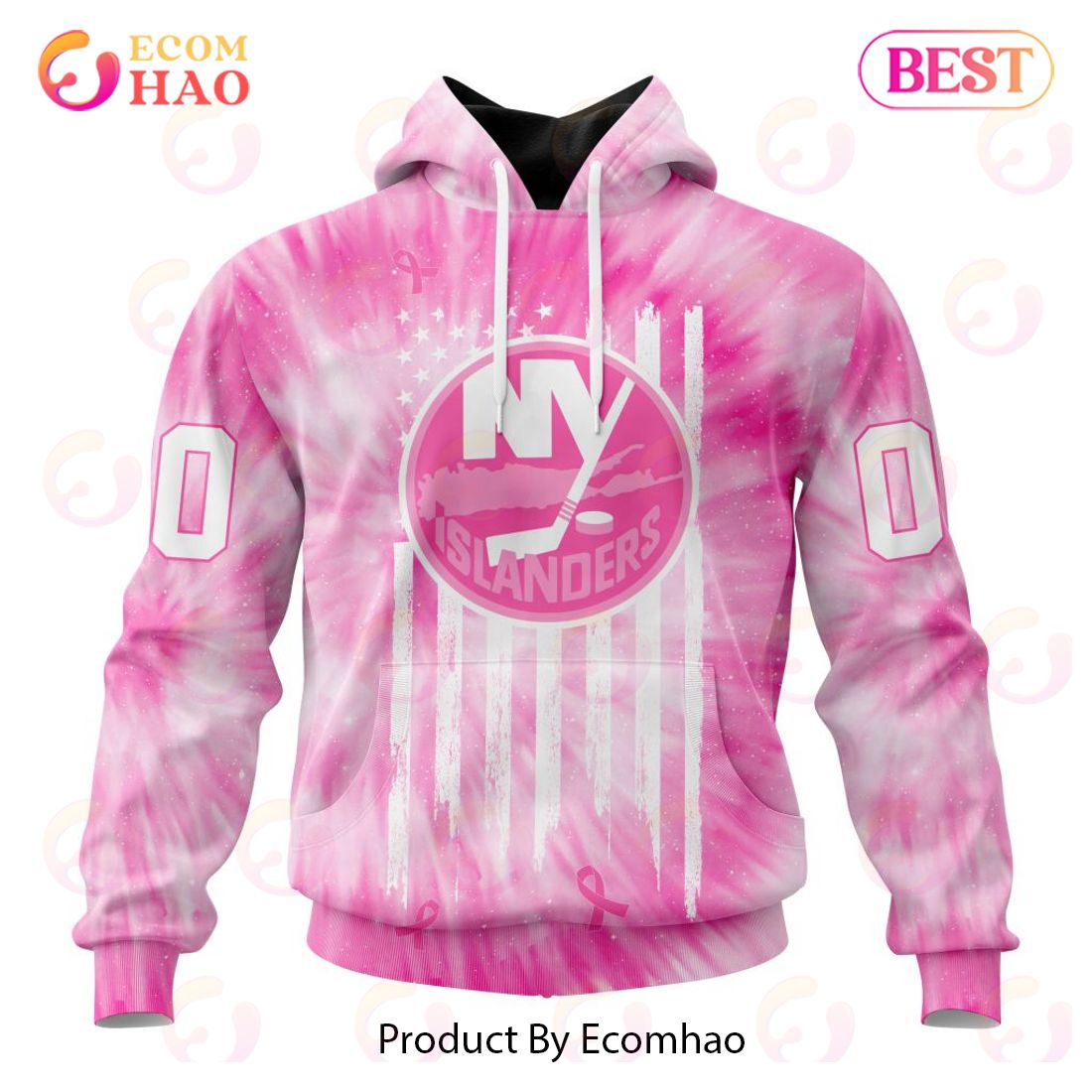 NHL Los Angeles Kings Special Pink Tie-Dye Breast Cancer 3D Hoodie