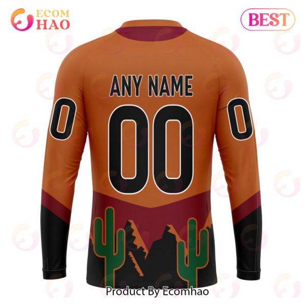 NHL Arizona Coyotes Reverse Retro Kits 2022 3D Hoodie