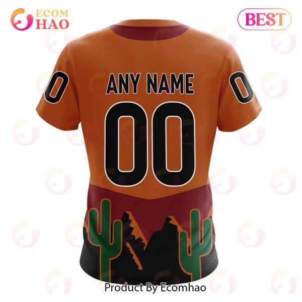 NHL Arizona Coyotes Reverse Retro Kits 2022 3D Hoodie