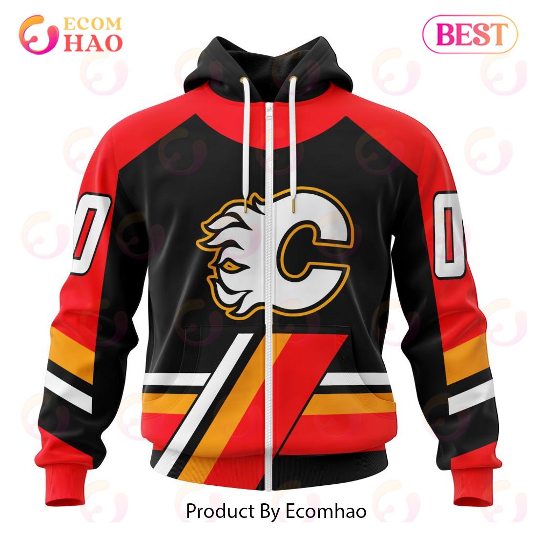 NHL Calgary Flames Reverse Retro Kits 2022 3D Hoodie