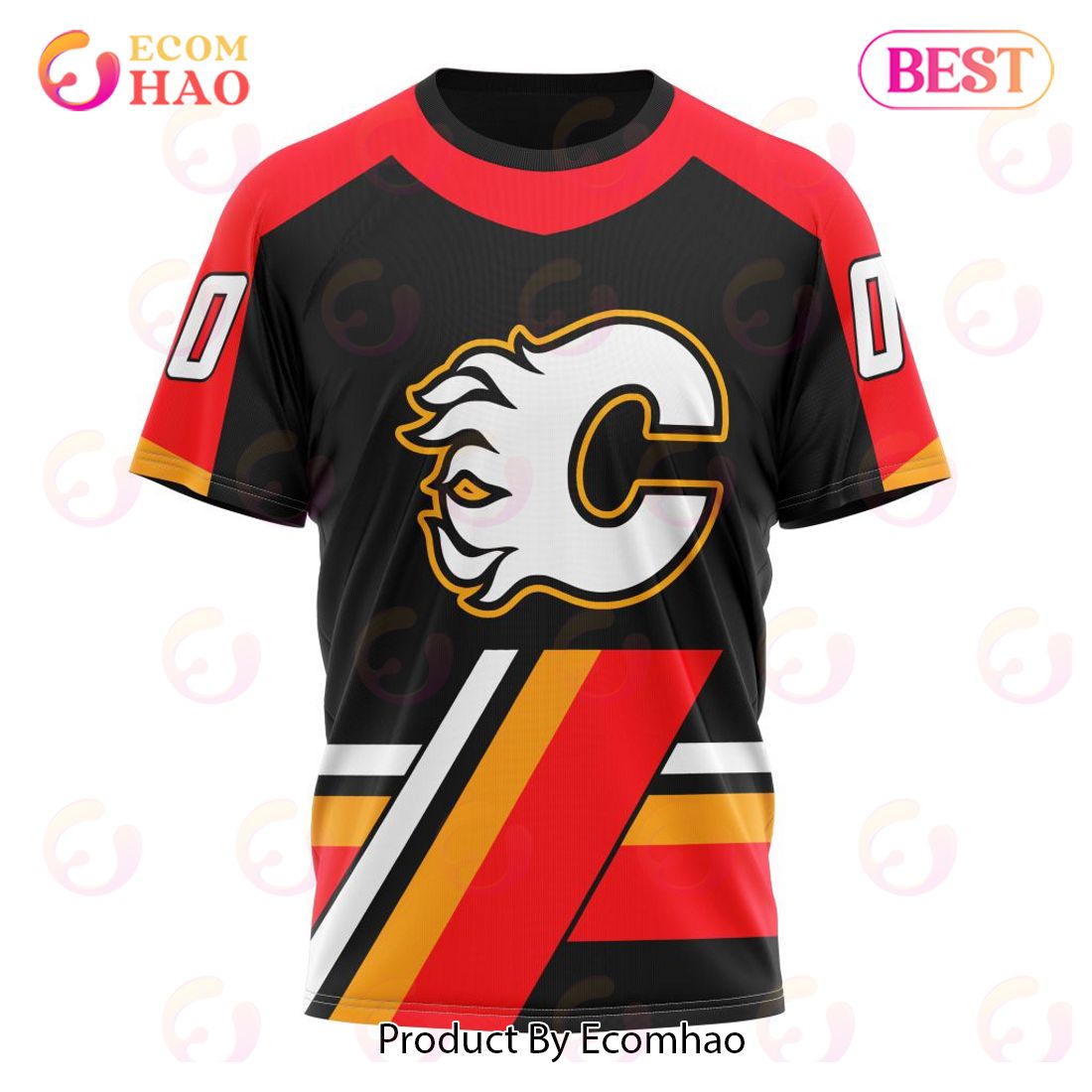 Calgary Flames Reverse Retro Kits 2022 Personalized Hoodie - Torunstyle