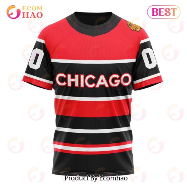 NHL Chicago Blackhawks Reverse Retro Kits 2022 3D Hoodie - Ecomhao Store