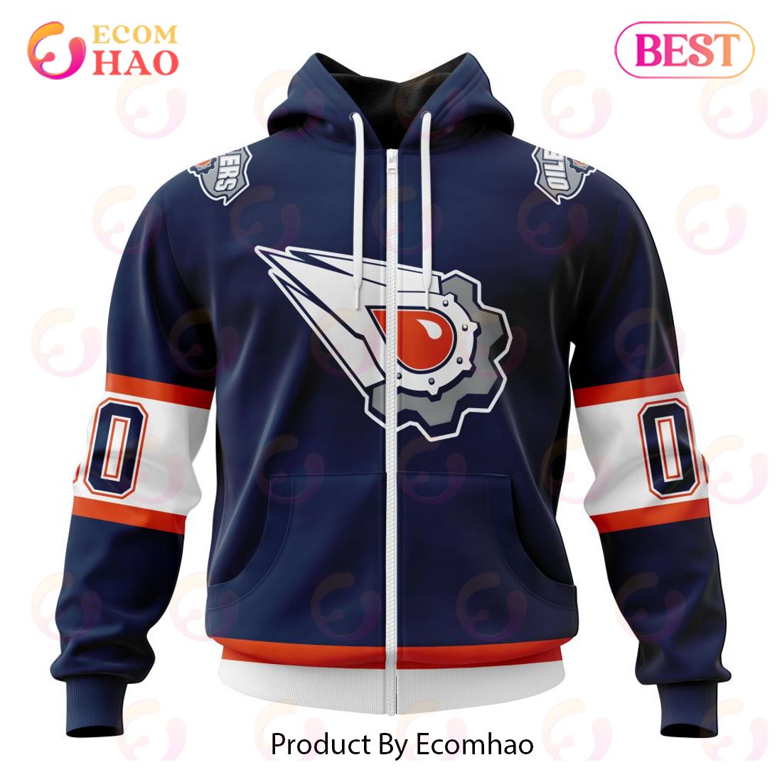 NHL Edmonton Oilers Reverse Retro Kits 2022 3D Hoodie