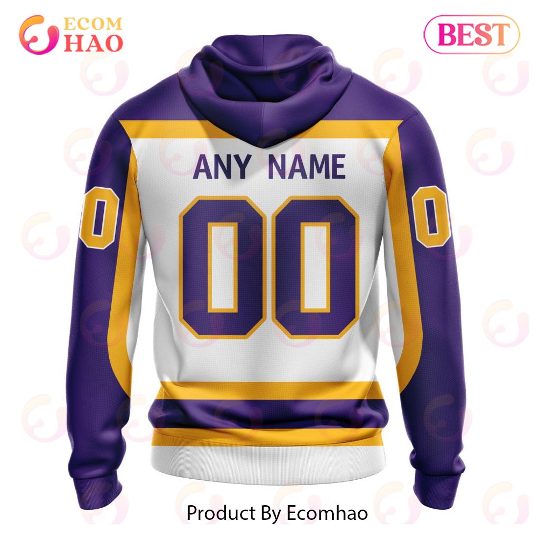 NHL Los Angeles Kings Reverse Retro Alternate Jersey - Personalize Your Own  New & Retro Sports Jerseys 3D Hoodie - Ecomhao Store