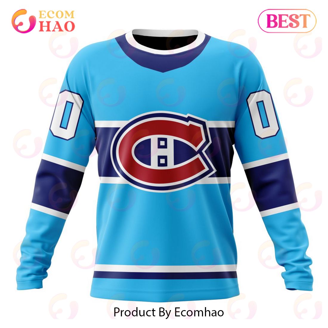 NHL Montreal Canadiens Reverse Retro Kits 2022 3D Hoodie
