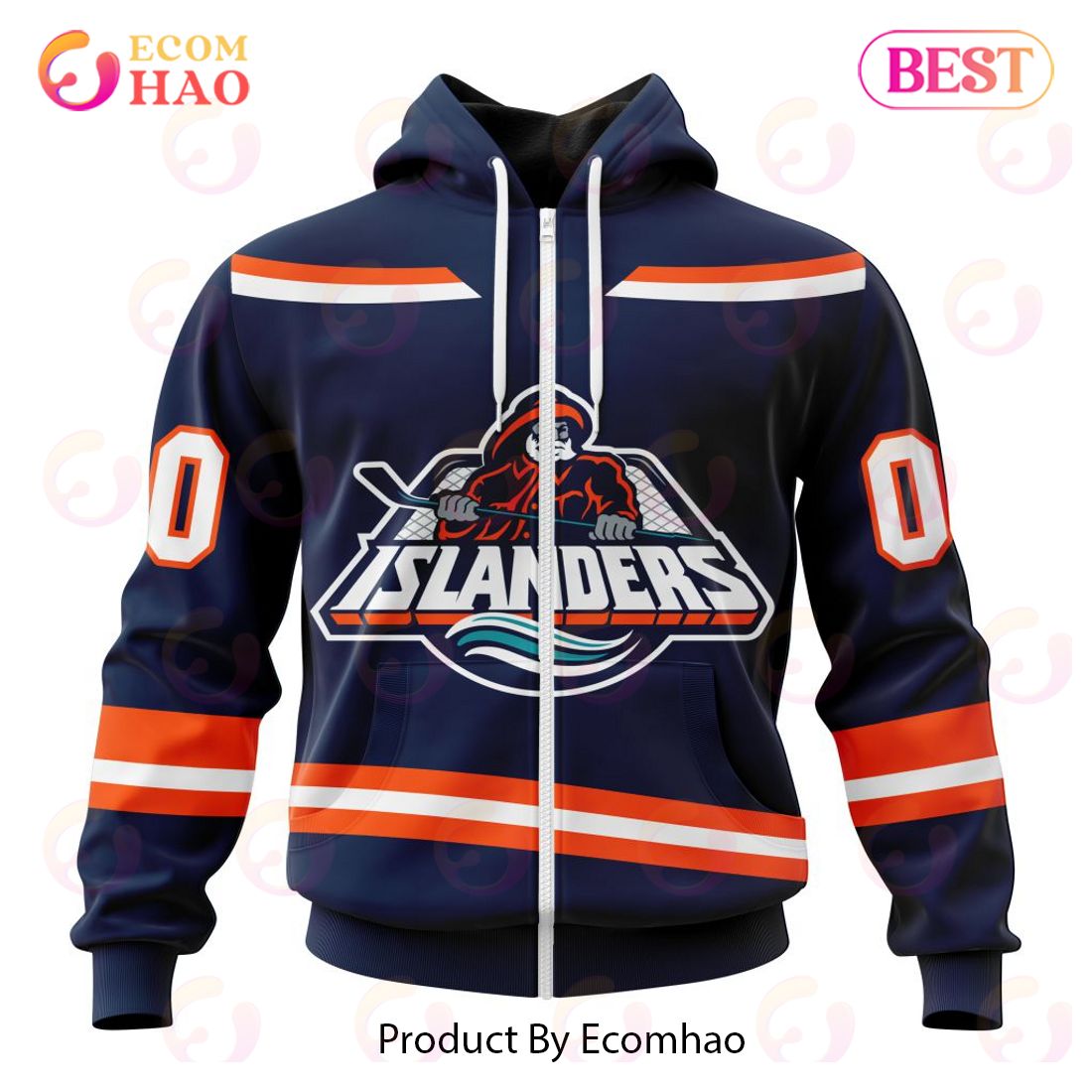 NHL New York Islanders Reverse Retro Kits 2022 3D Hoodie