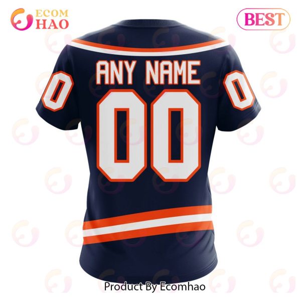 3D Printed New York Islanders Custom Name Number 2021 Reverse Retro Alternate  Jersey Pullover Hoodie Style Custom Living Room Curtains in 2023